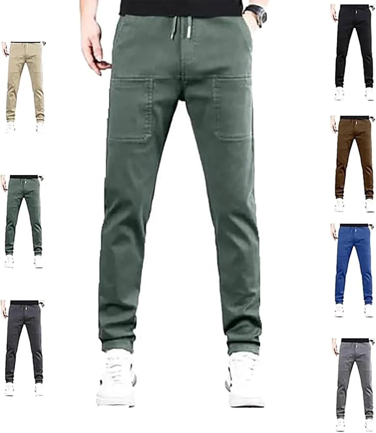 Acegents Cargo Pants Multipants - High Stretch Multi-Pocket Durable Cargo Pants