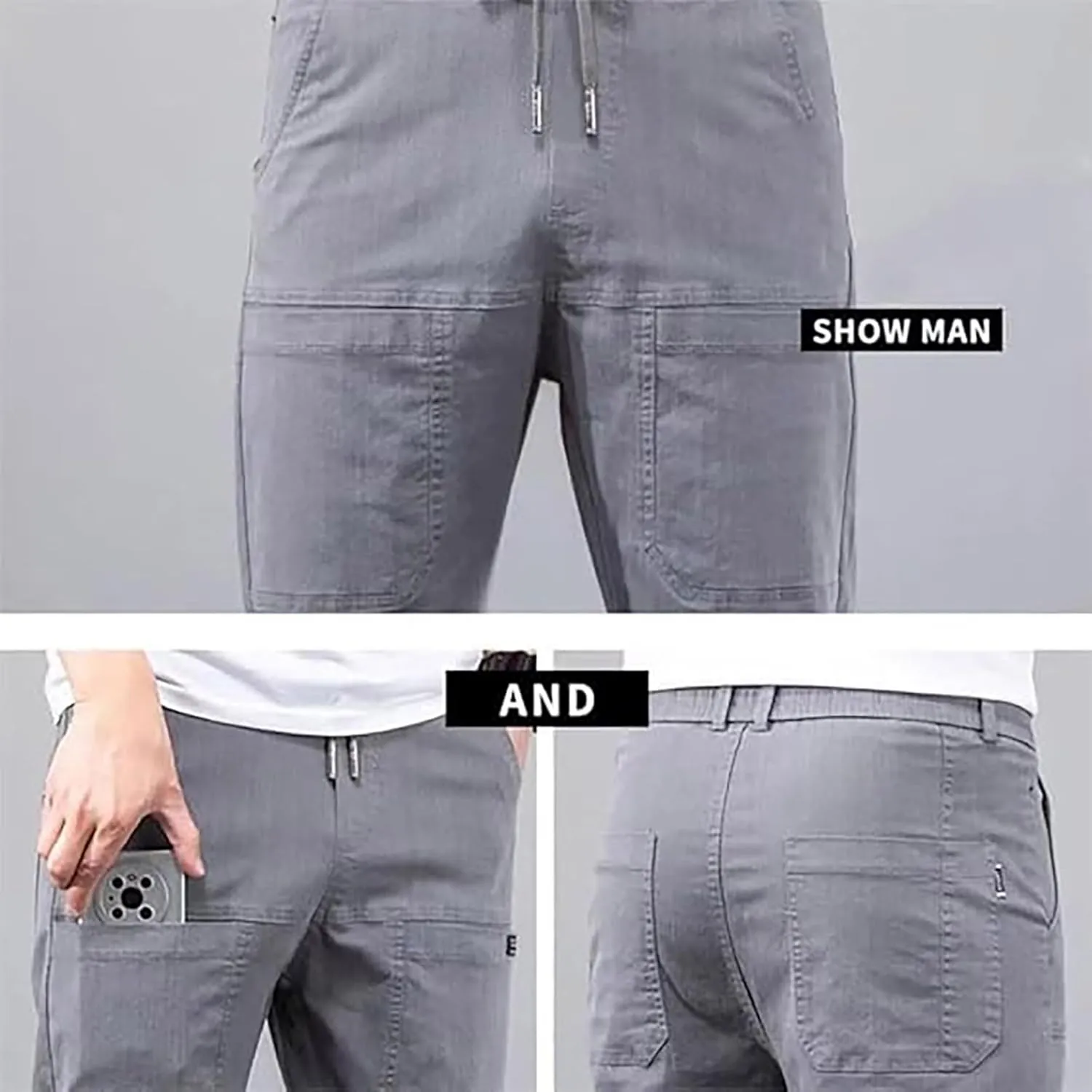 Acegents Cargo Pants Multipants - High Stretch Multi-Pocket Durable Cargo Pants