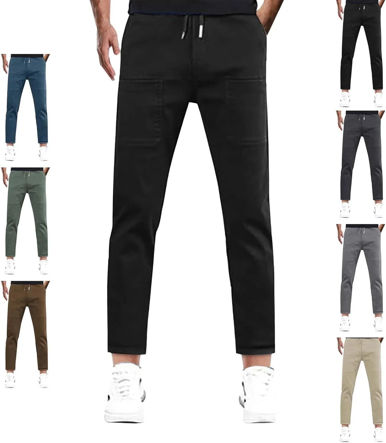 Acegents Cargo Pants Multipants - High Stretch Multi-Pocket Durable Cargo Pants