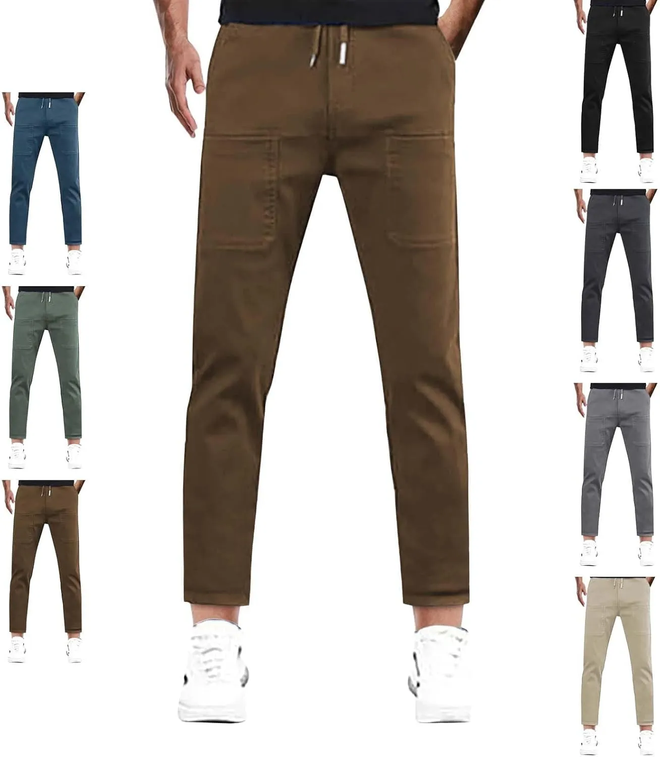 Acegents Cargo Pants Multipants - High Stretch Multi-Pocket Durable Cargo Pants