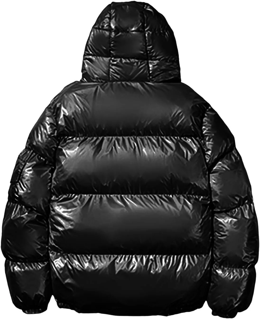 BIFUTON Puffer Jacket Hoodies for Men Zip Up Cotton Down Outwears Lightweight Down Jackets Mens Winter Coats with Pockets