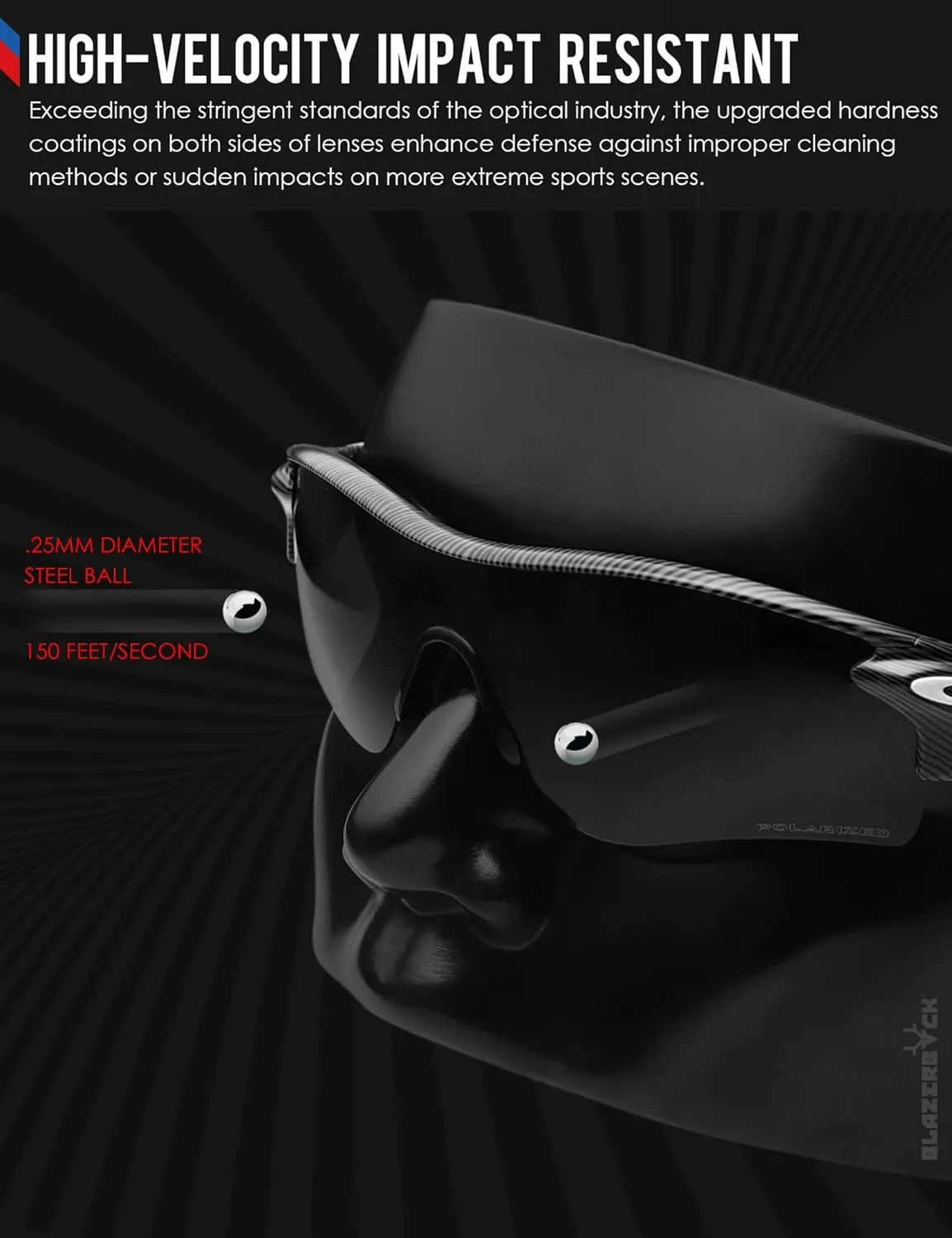 BLAZERBUCK Anti-salt Polarized Replacement Lenses for Smith Spree Sunglass