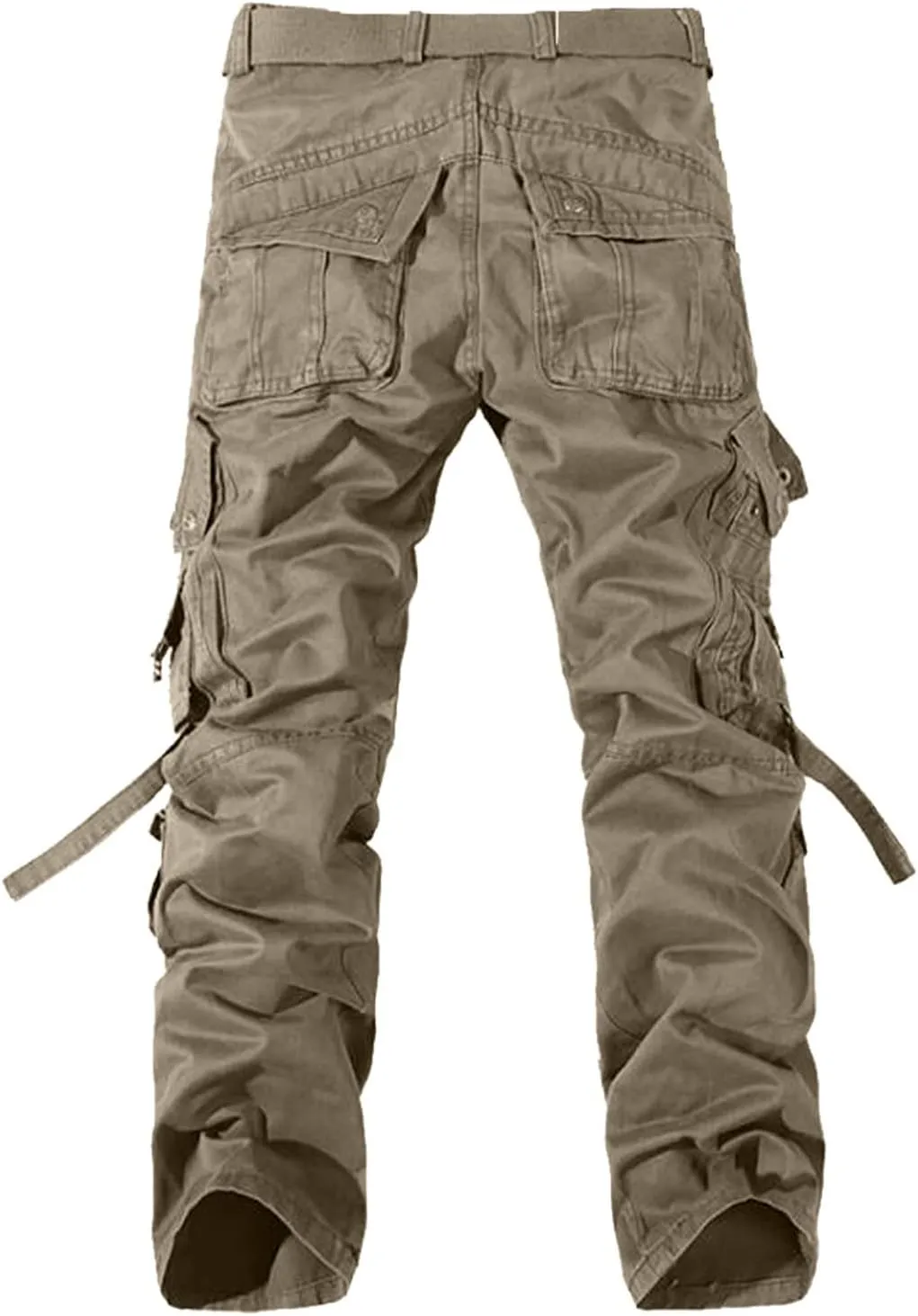 Cargo Leg Trousers Workout Jogger Pants with Pockets Sweatpants for Men Mens Zip Joggers Pants Casual Mens Fashion Cargo Pants Casual Cotton Tapered Stretch Twill Drawstring ZXUS0215-SALE1665
