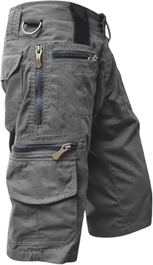 Cargo Pants for Men Big and Tall Multi-Pockets Pants Relaxed Fit Tactical SweatShorts Outdoor Travel Hiking Trousers
