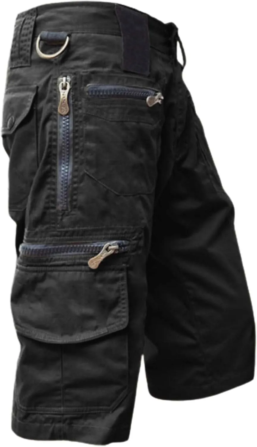 Cargo Pants for Men Big and Tall Multi-Pockets Pants Relaxed Fit Tactical SweatShorts Outdoor Travel Hiking Trousers