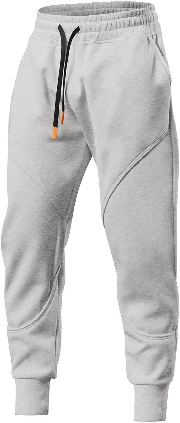 Cargo Pants for Men Big and Tall Pockets Men Sweatpants Men's Basic Active Fleece Jogger Pants Regular and Big & Tall