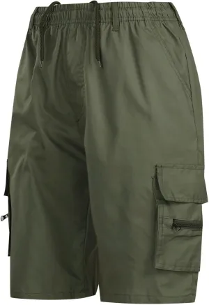 Cargo Shorts for Men Basketball Athletic Shorts Lightweight Outdoor Baggy Fit Shorts Multi Pocket Cargo Pants