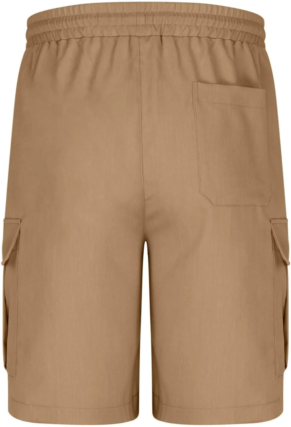 Cargo Shorts for Men Big Tall Elastic Waist Wrangler Long Cargo Shorts Casual Summer Lightweight Gym Work Short Pants