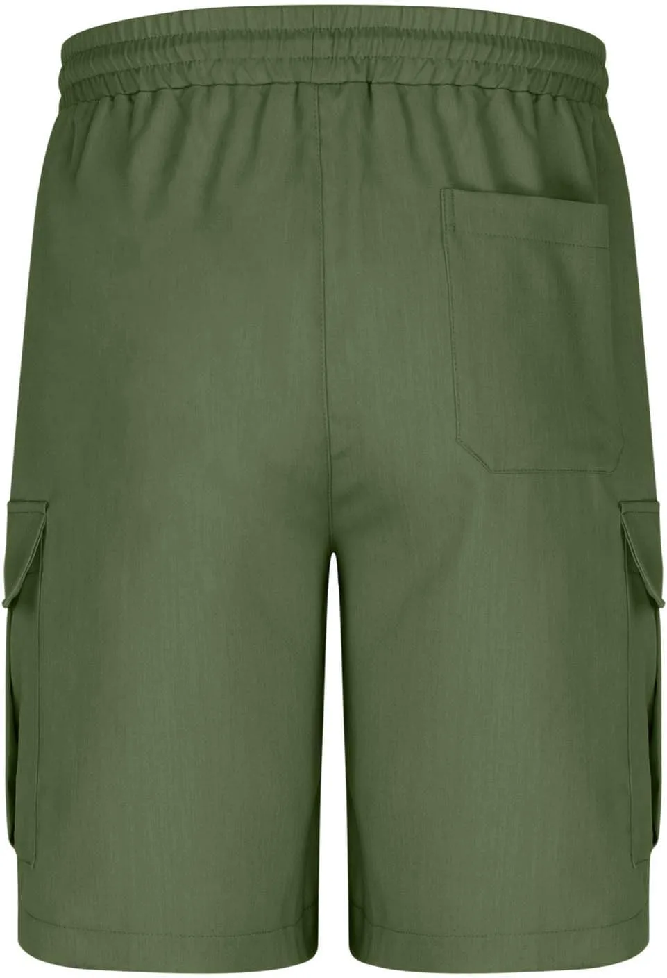 Cargo Shorts for Men Big Tall Elastic Waist Wrangler Long Cargo Shorts Casual Summer Lightweight Gym Work Short Pants