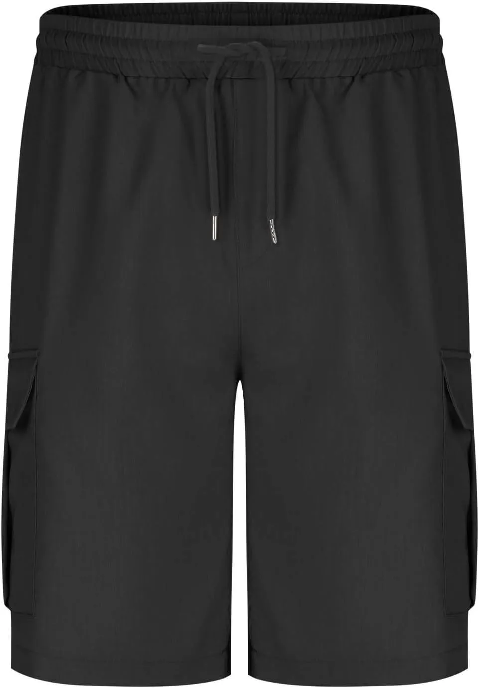 Cargo Shorts for Men Big Tall Elastic Waist Wrangler Long Cargo Shorts Casual Summer Lightweight Gym Work Short Pants
