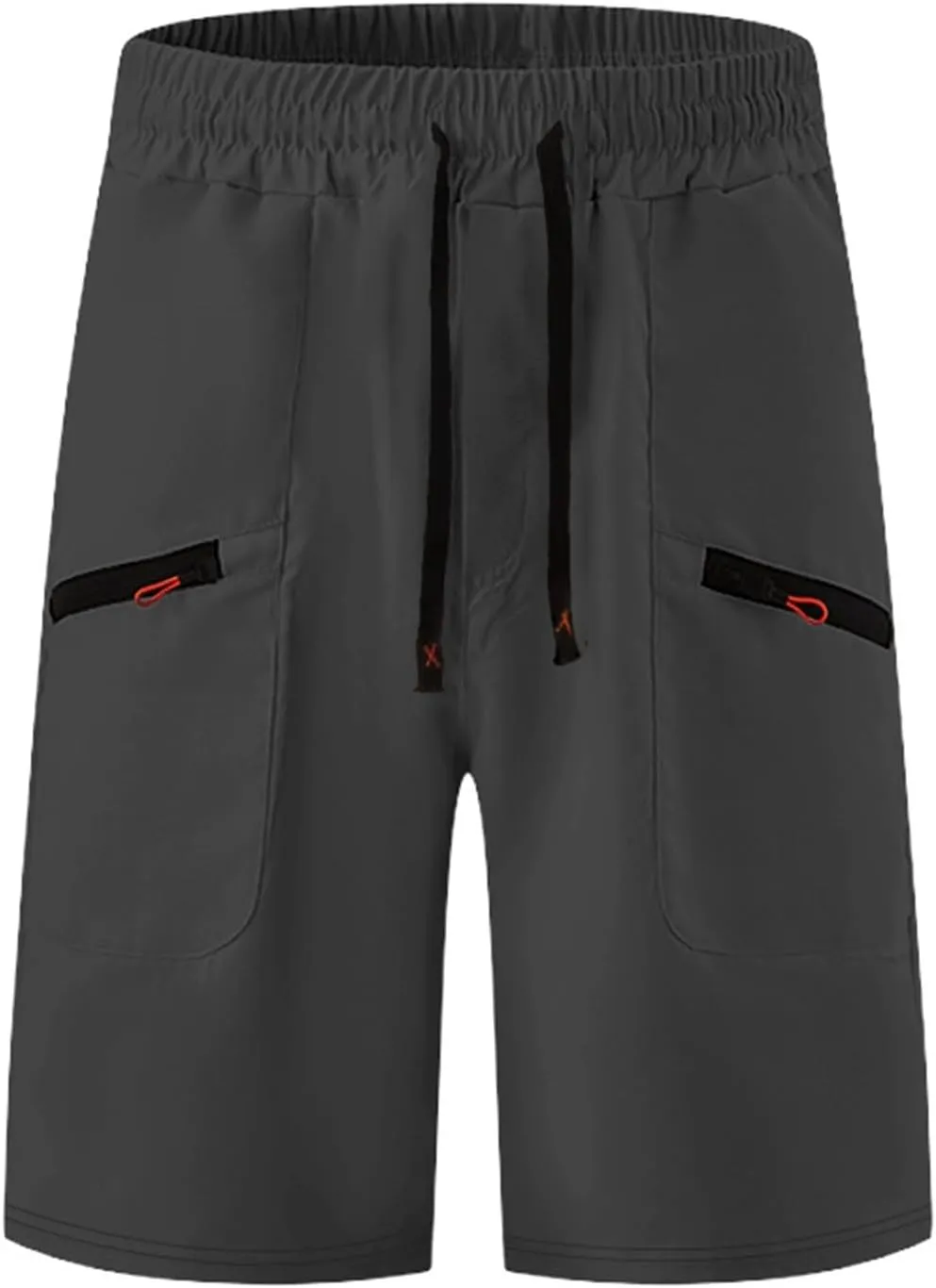 Cargo Shorts for Mens Outdoor Tactiacl Training Loose Fit Comfy Cool Summer Pants Waist Drawstring Shorts with Pocket