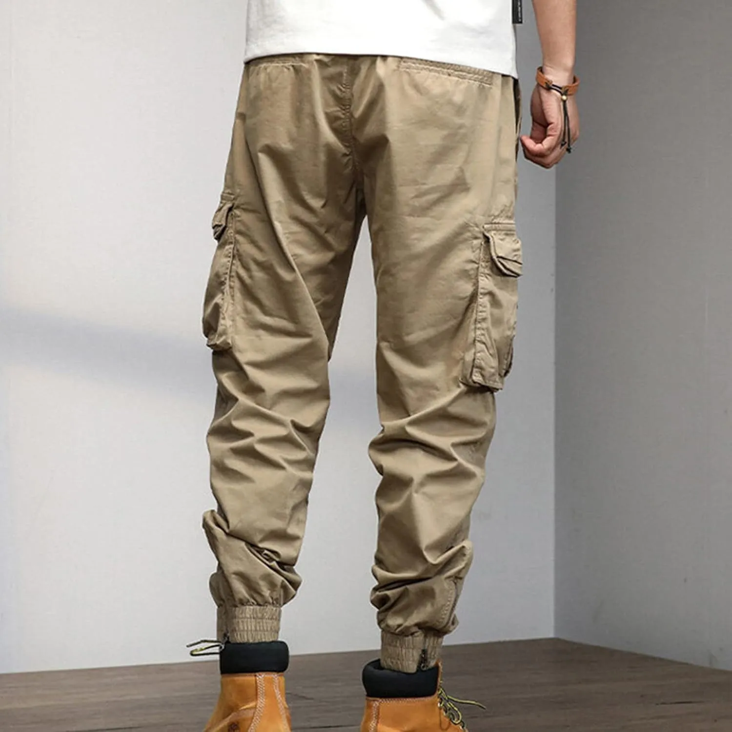 Cargo Sweatpants for Men Big and Tall Men Outdoor Cargo Pant Relaxed Fit Sport Pants Lightweight Tactical Pant Hiking