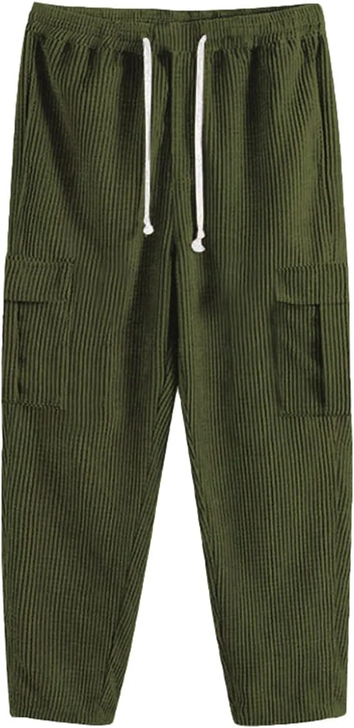 Cbcbtwo Hiking Cargo Pants Men Waterproof Lightweight Casual Cotton Jogger Multi Pockets Outdoor Hiking Work Sweatpants