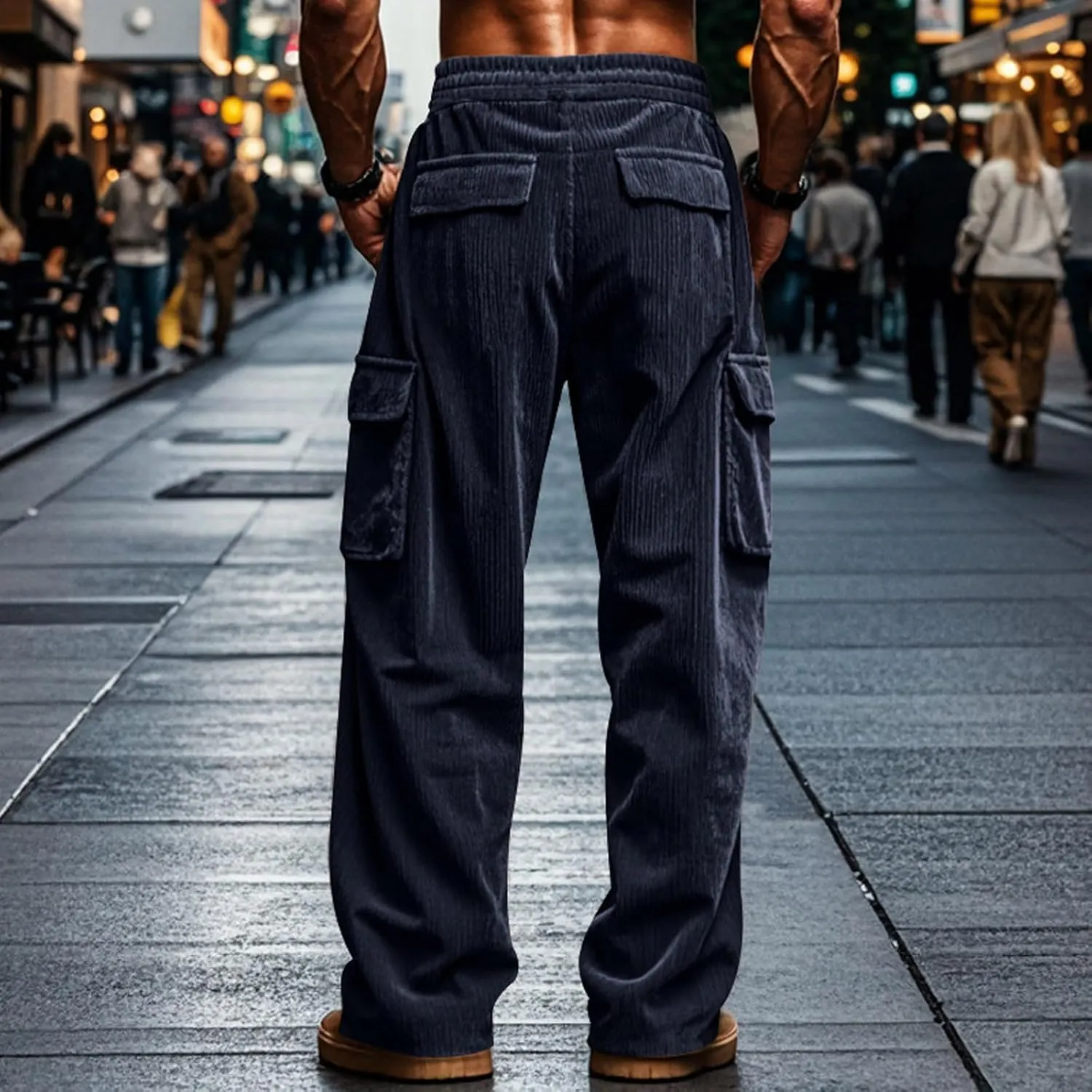 Cbcbtwo Hiking Cargo Pants Men Waterproof Lightweight Casual Cotton Jogger Multi Pockets Outdoor Hiking Work Sweatpants