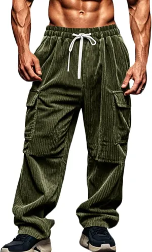 Cbcbtwo Hiking Cargo Pants Men Waterproof Lightweight Casual Cotton Jogger Multi Pockets Outdoor Hiking Work Sweatpants