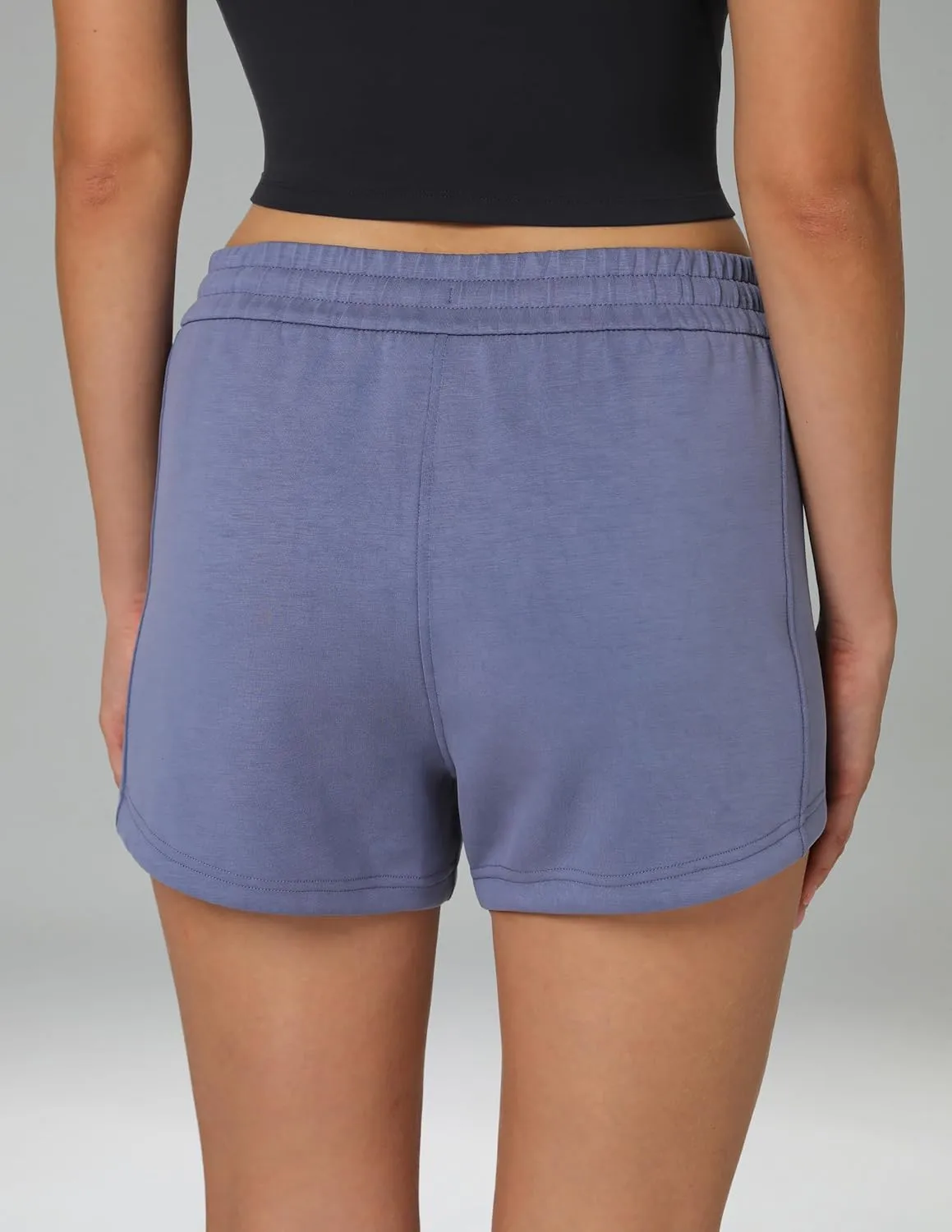 Colorfulkoala Modal Women's High Waisted Sweat 4'' Shorts with Pockets