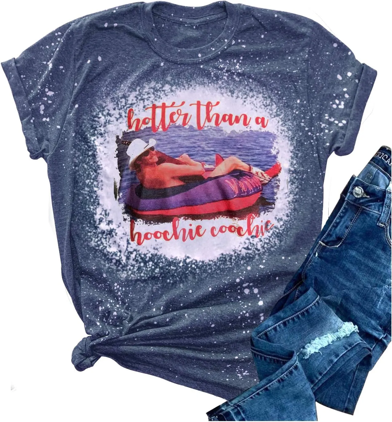 Country Concert Outfits for Women Summer Vintage Graphic Tees Casual Concert Tops 90s Country Shirts Vacation Outfits