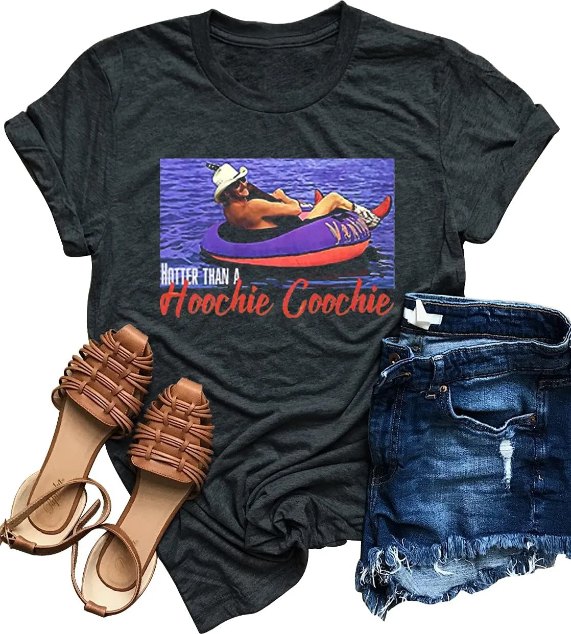 Country Concert Outfits for Women Summer Vintage Graphic Tees Casual Concert Tops 90s Country Shirts Vacation Outfits