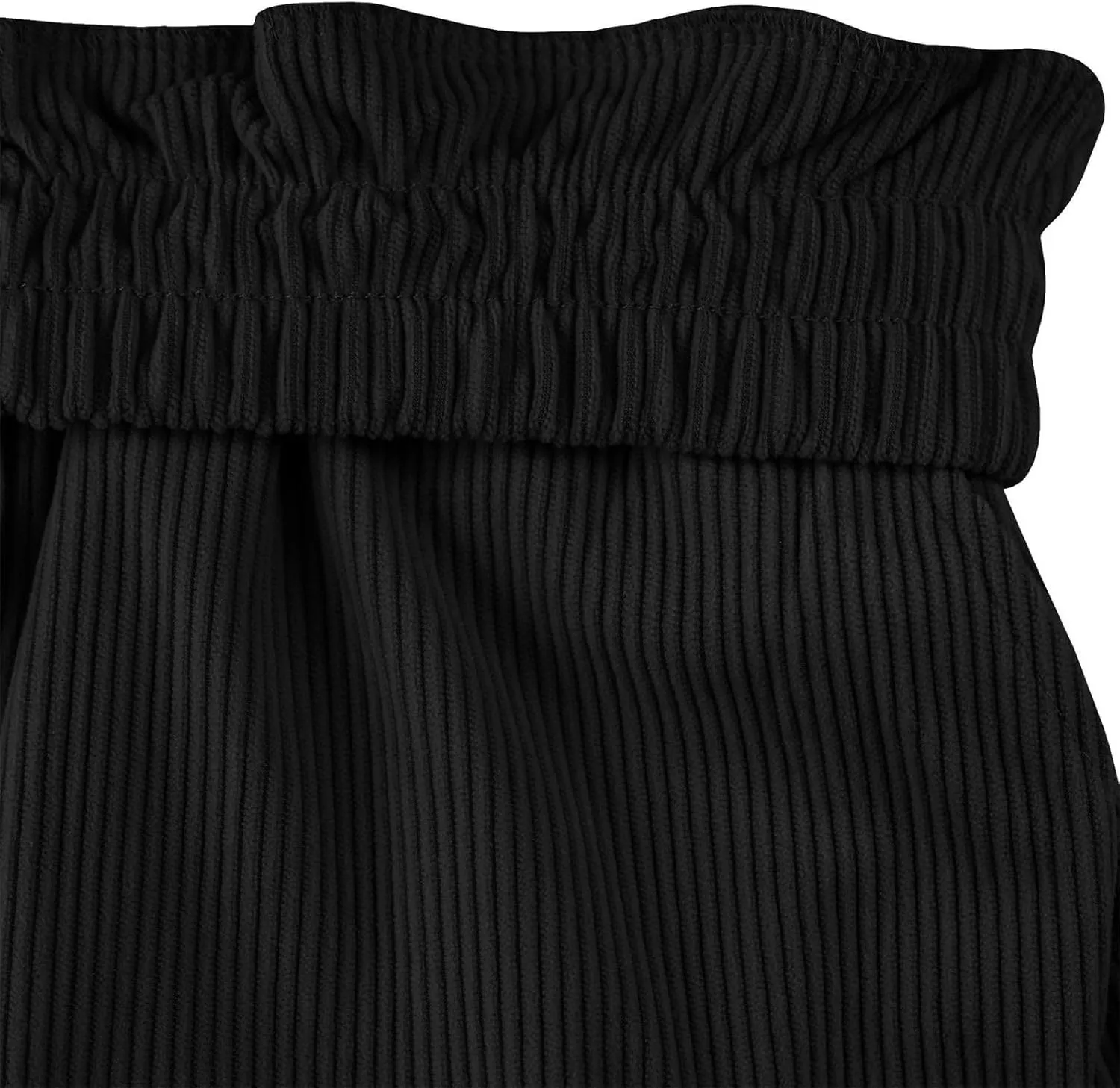 CRNTCEM Mens Corduroy Shorts Drawstring Elastic Waist Lightweight Summer Beach Shorts Loose Athletic Workout Short Pocket