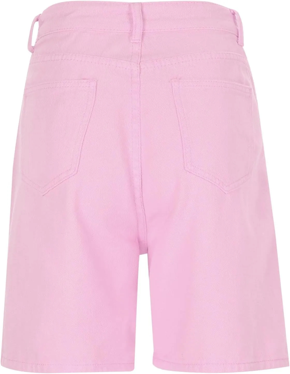 Denim Bermuda Shorts for Women Y2k High Rise Knee Length Jean Shorts Summer Loose Fit Straight Leg Zip Lounge Shorts