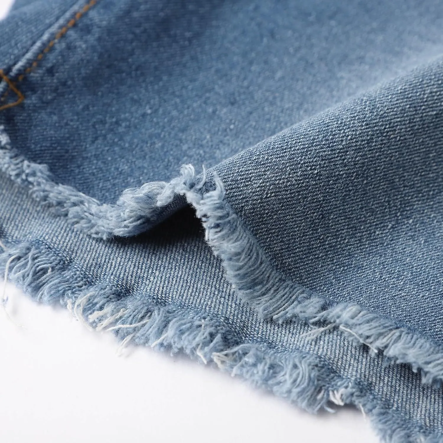 Denim Shorts Women High Waisted Stretchy Button Casual Jeans Shorts Slim Fit Plus Size 2025 Summer Trendy Jorts with Pockets