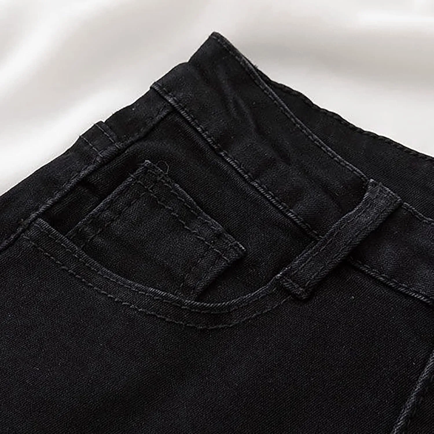 Denim Shorts Women High Waisted Stretchy Button Up A Line Baggy Jeans Shorts Plus Size Wide Leg Classic Hot Jorts for Women