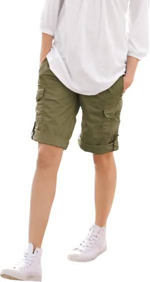 ellos Women's Plus Size Convertible Cargo Shorts