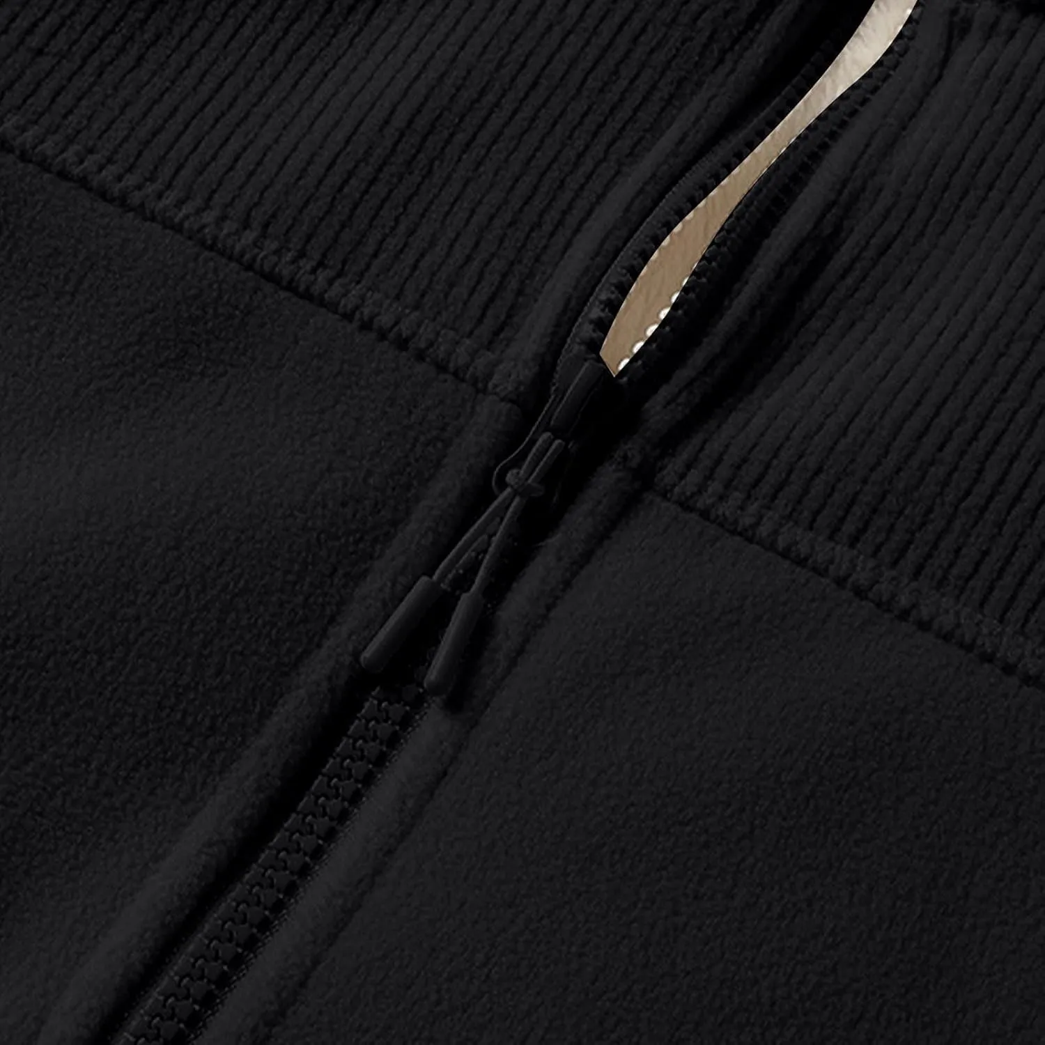 Finelylove Mens Fleece Jacket Soft Sherpa Lined Full Zip Cardigan Jackets Casual Soft Warm Fall Winter Coats Outwear