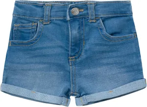 Gerber Baby and Toddler Girls Cuffed Denim Shorts