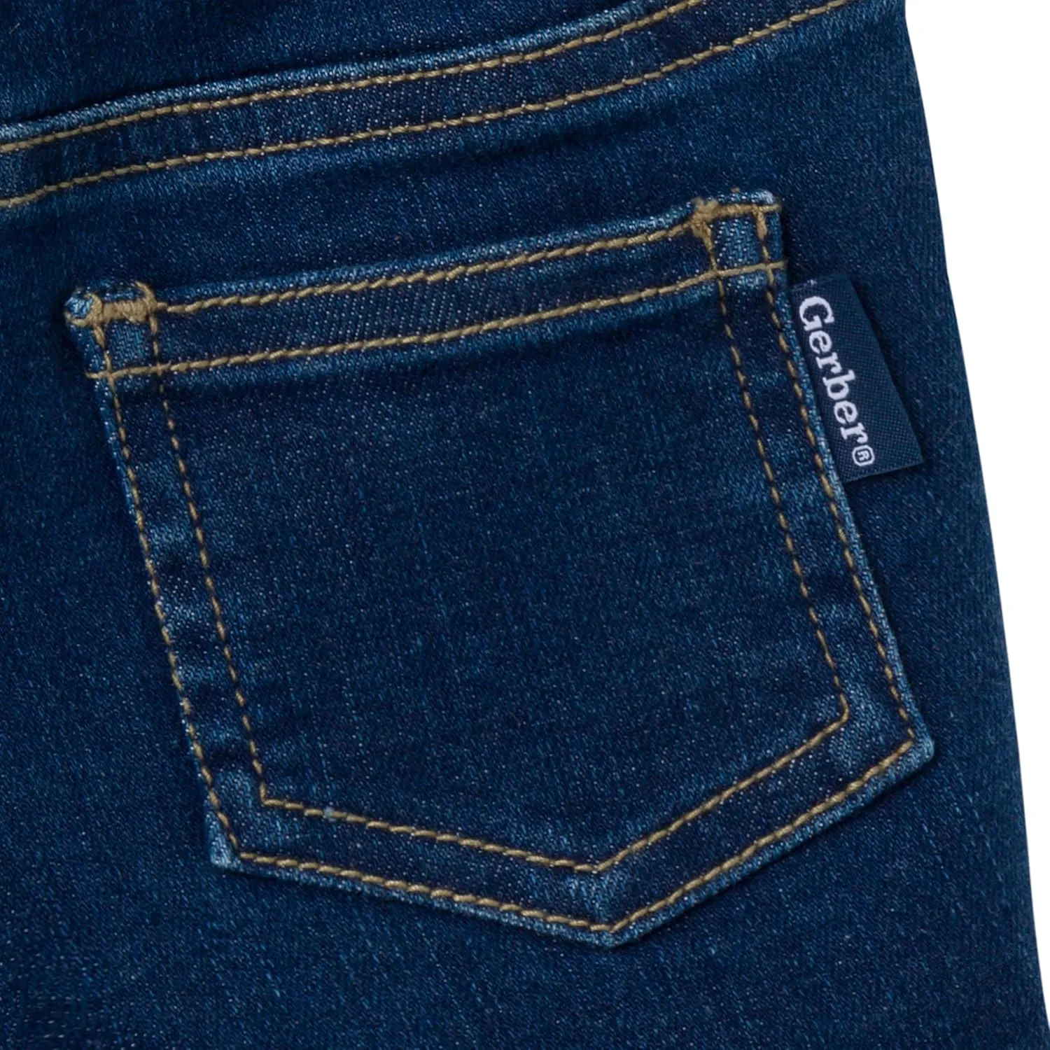 Gerber Baby and Toddler Unisex Denim Shorts