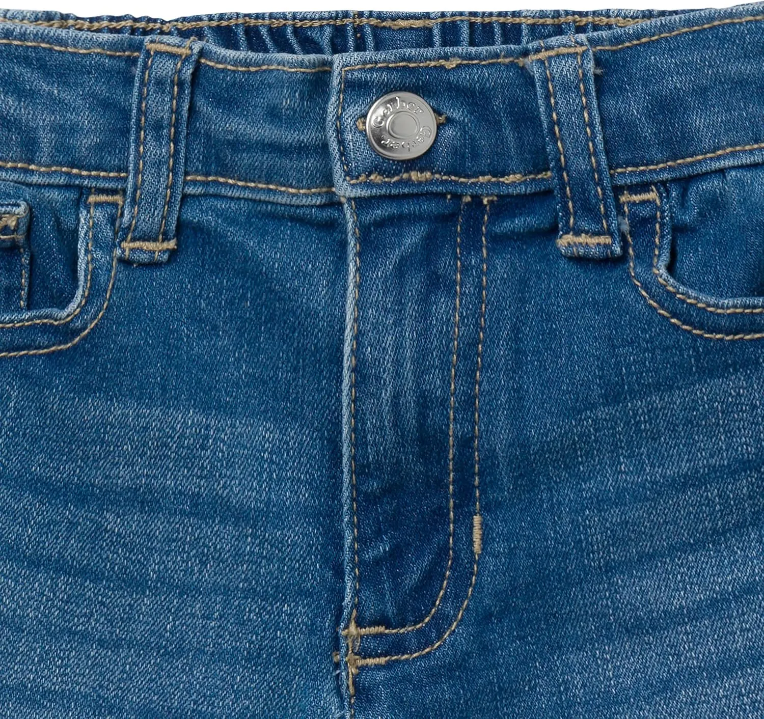 Gerber Baby and Toddler Unisex Denim Shorts