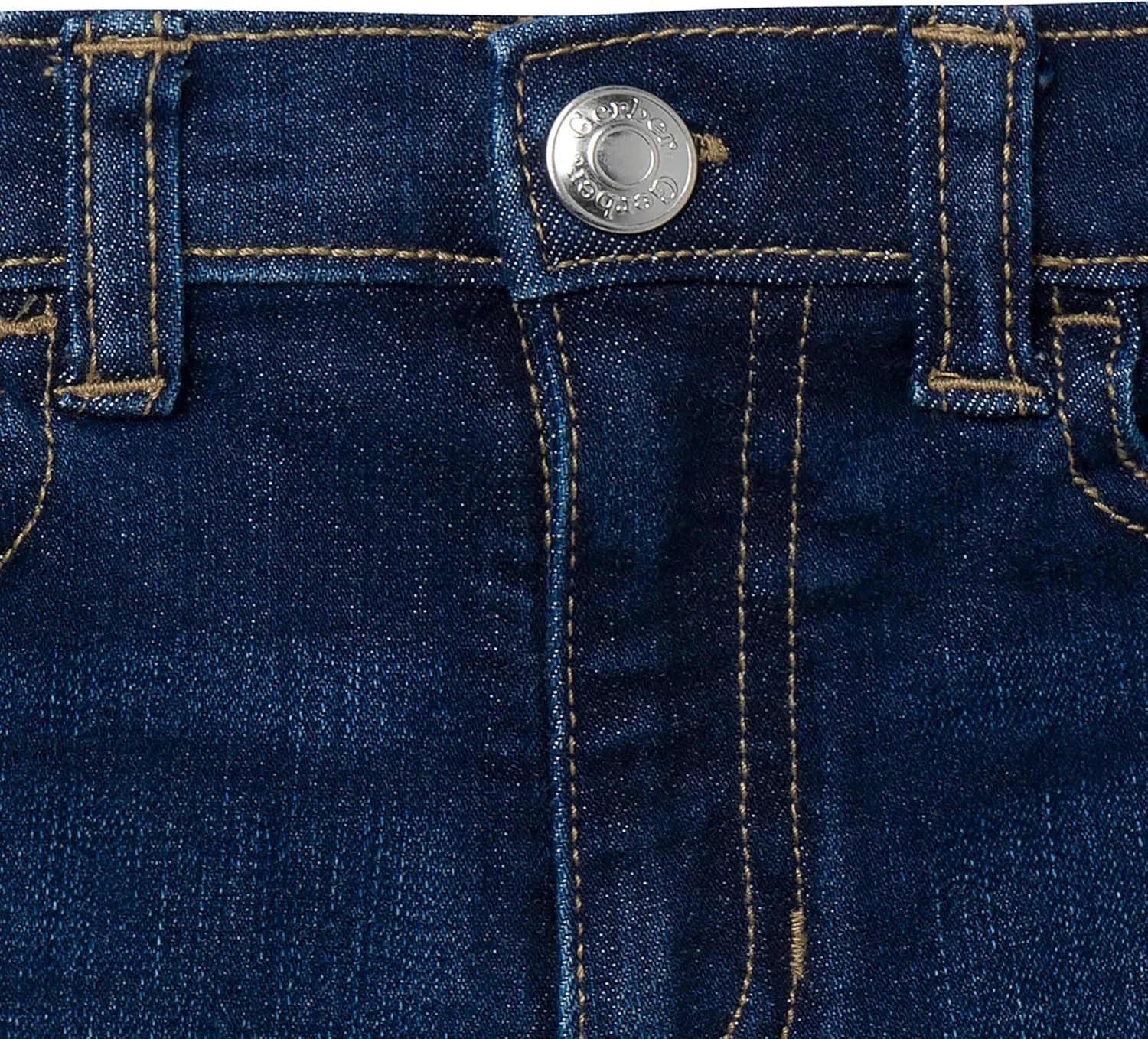 Gerber Baby and Toddler Unisex Denim Shorts