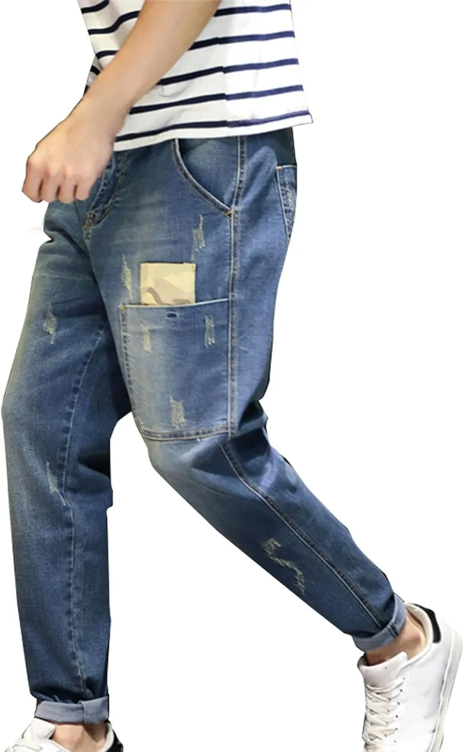 GIERIDUC Mens Casual Pants Relaxed Fit Mens Size Medium Athletic Pants Slim Fit Waterproof Trousers Loose Corduroy Trousers