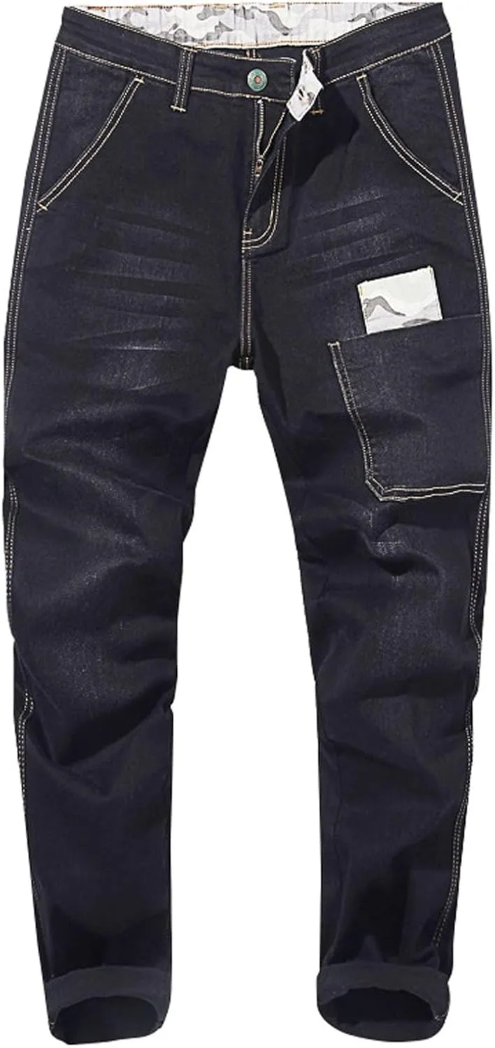 GIERIDUC Mens Casual Pants Relaxed Fit Mens Size Medium Athletic Pants Slim Fit Waterproof Trousers Loose Corduroy Trousers