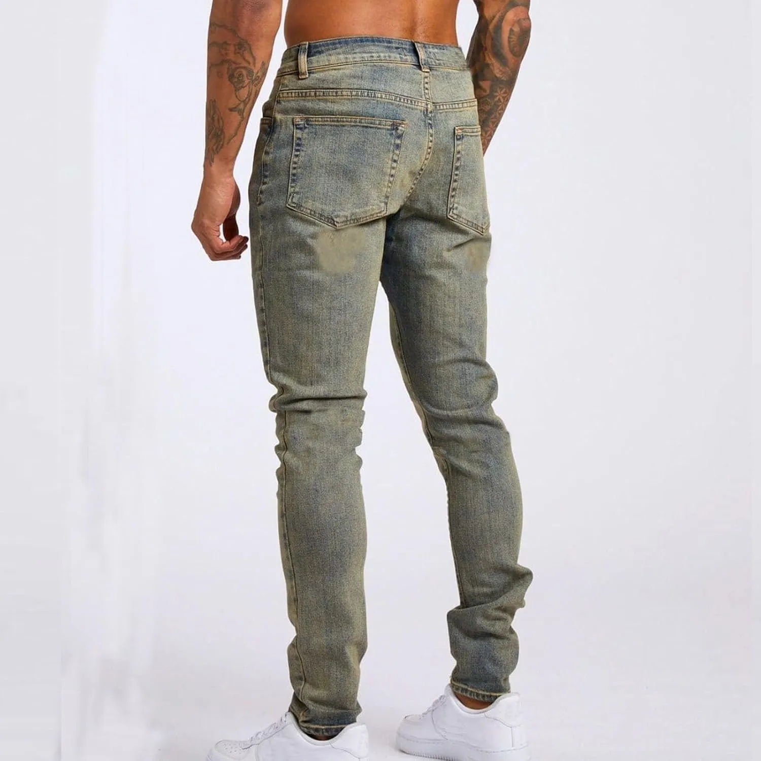 GIERIDUC Mens Casual Pants Relaxed Fit Mens Size Medium Athletic Pants Slim Fit Waterproof Trousers Loose Corduroy Trousers