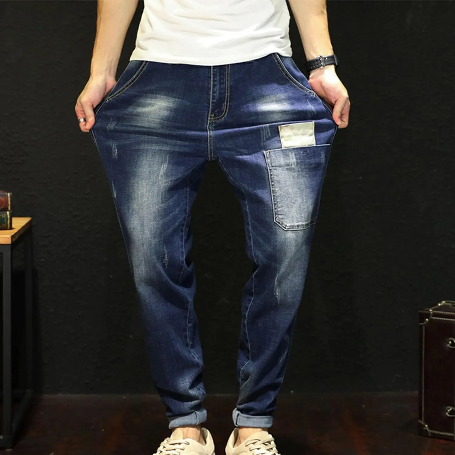 GIERIDUC Mens Casual Pants Relaxed Fit Mens Size Medium Athletic Pants Slim Fit Waterproof Trousers Loose Corduroy Trousers