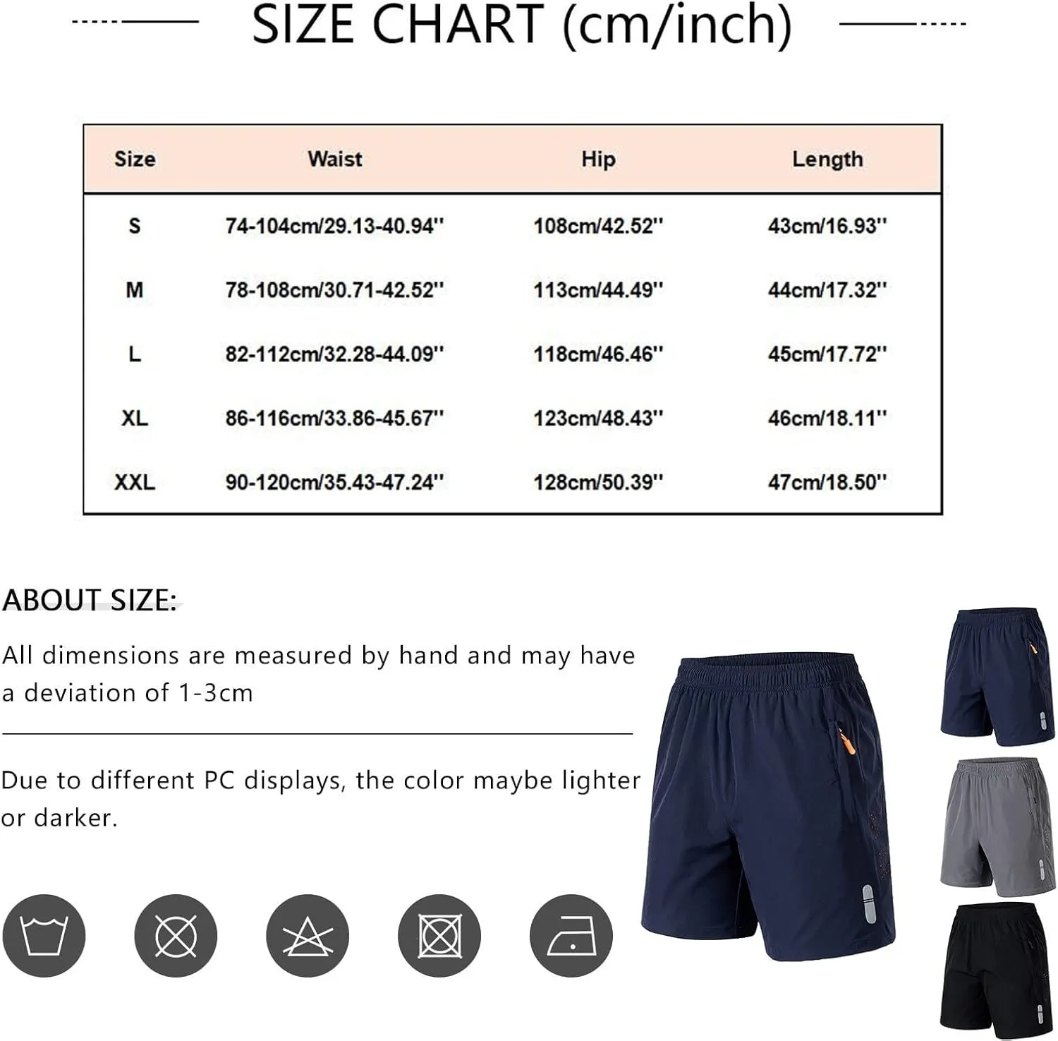 Gym Shorts Men Summer Stretchy Workout Athletic Running Walking Elastic Waist Hybrid Shorts Hiking Short Pants