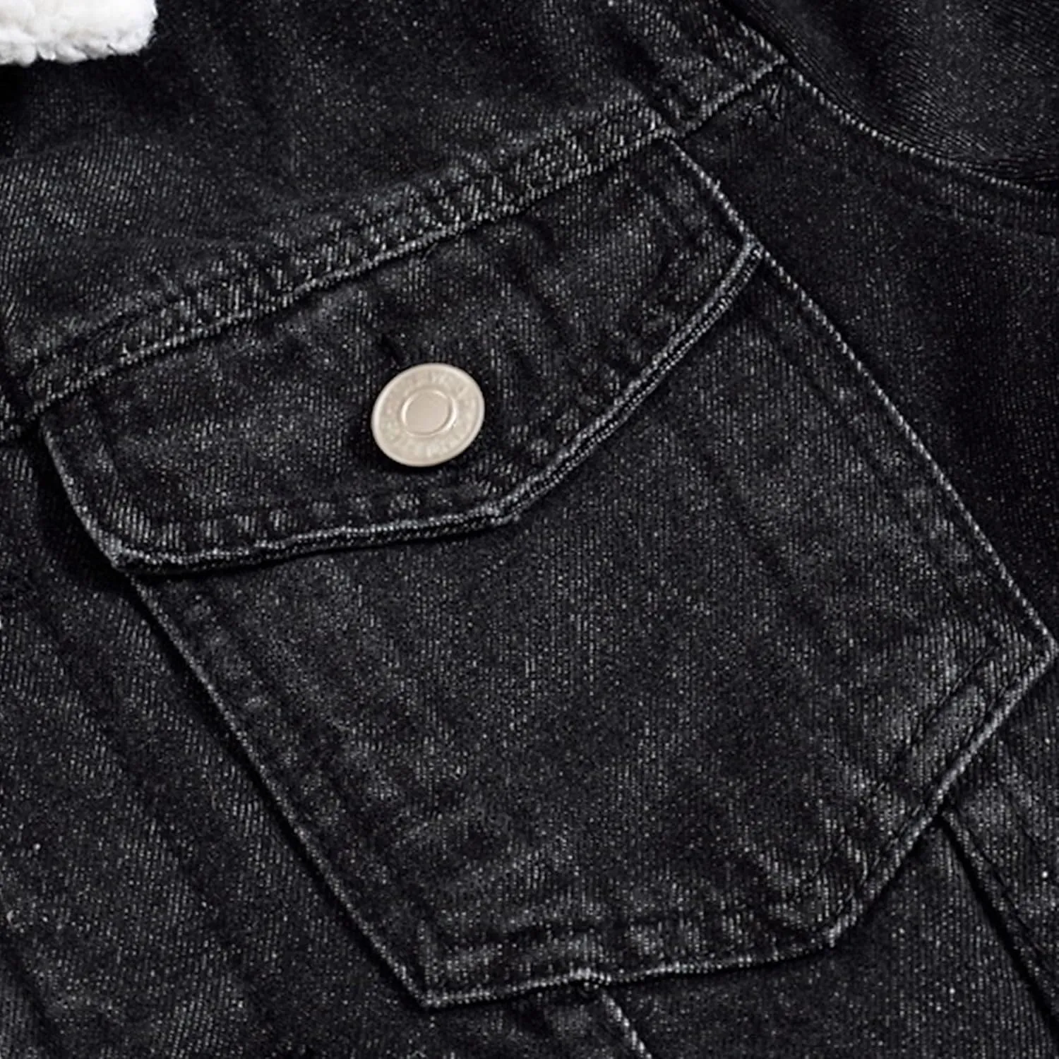 JEKE-DG Men's Lined Slim Fit Casual Jean Jacket Button Down Trucker Denim Jackets Fashion Comfort Fall Winter Jean Shirt