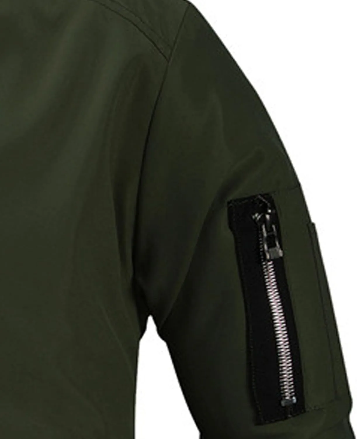 JEsilunmaMY Men's Stand Collar Casual Bomber Jacket Full Zipper Lightweight Varsity Jackets Windproof Windbreaker Jackets