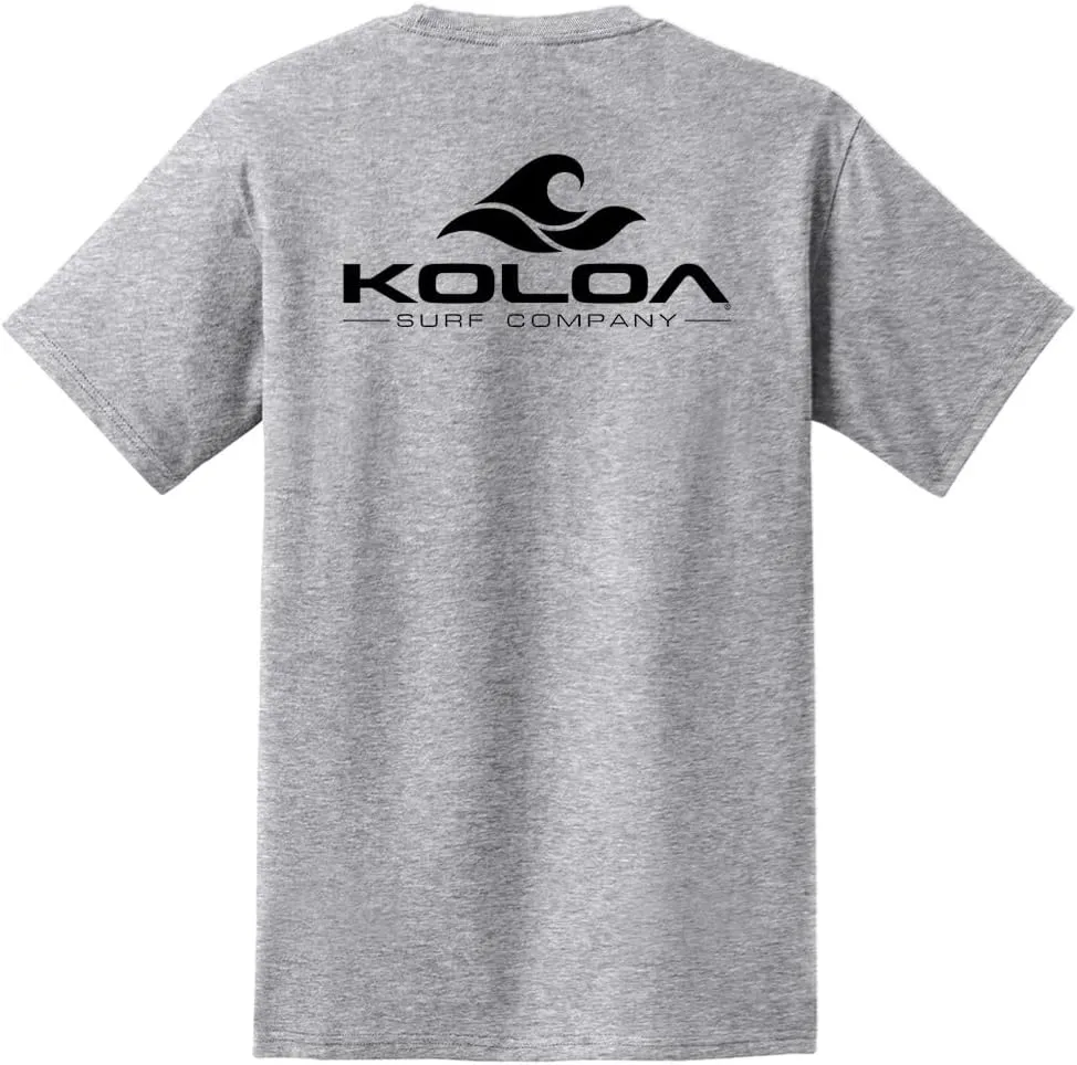 Joe's USA Koloa Surf Pocket Tees Graphic Heavyweight Cotton T-Shirts, Regular, Big & Tall