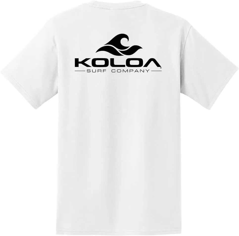 Joe's USA Koloa Surf Pocket Tees Graphic Heavyweight Cotton T-Shirts, Regular, Big & Tall