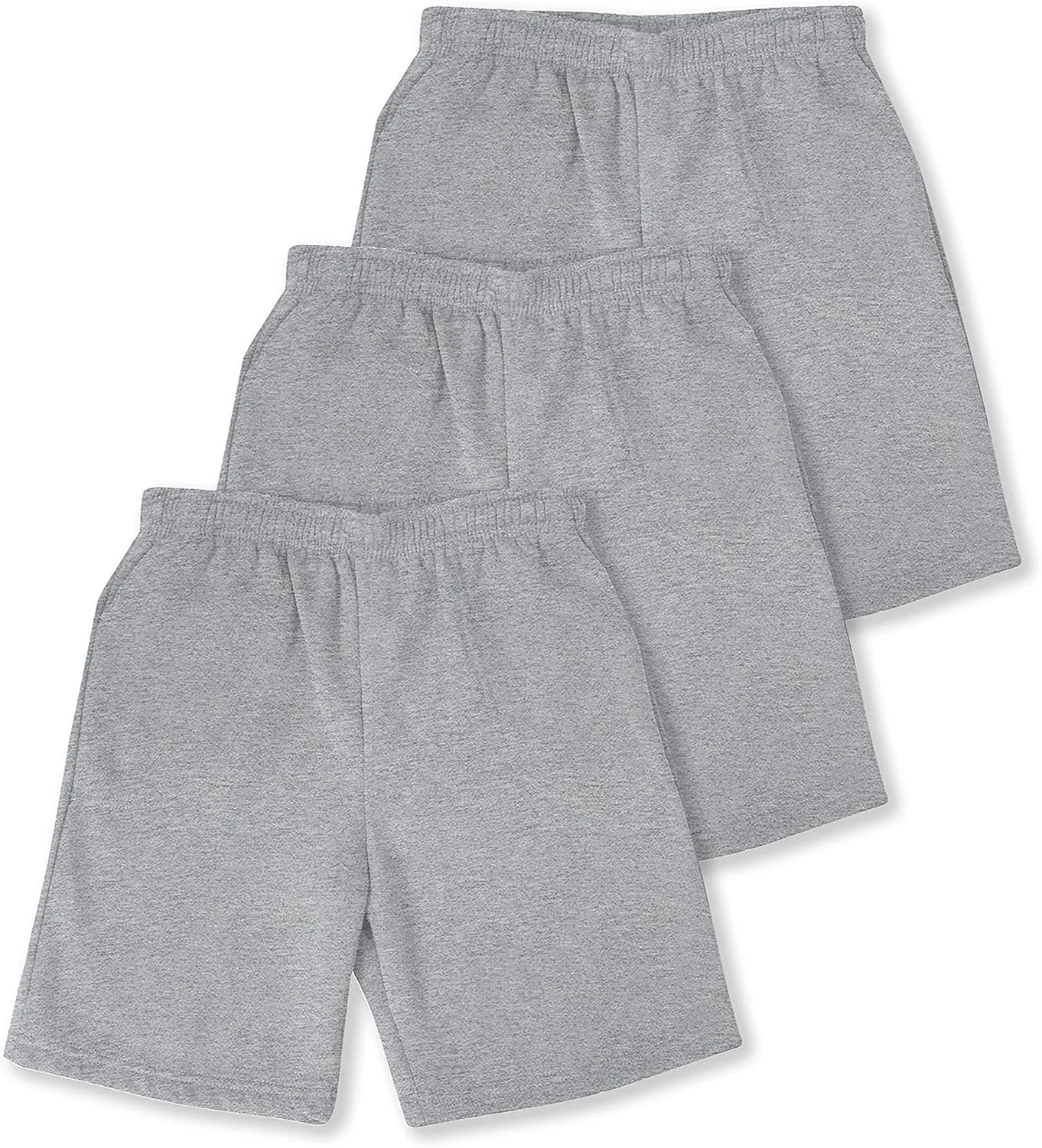 MA CROIX Essentials Mens Premium Brushed Sweat Shorts Lightweight Fleece Elastic Gym Loungewear