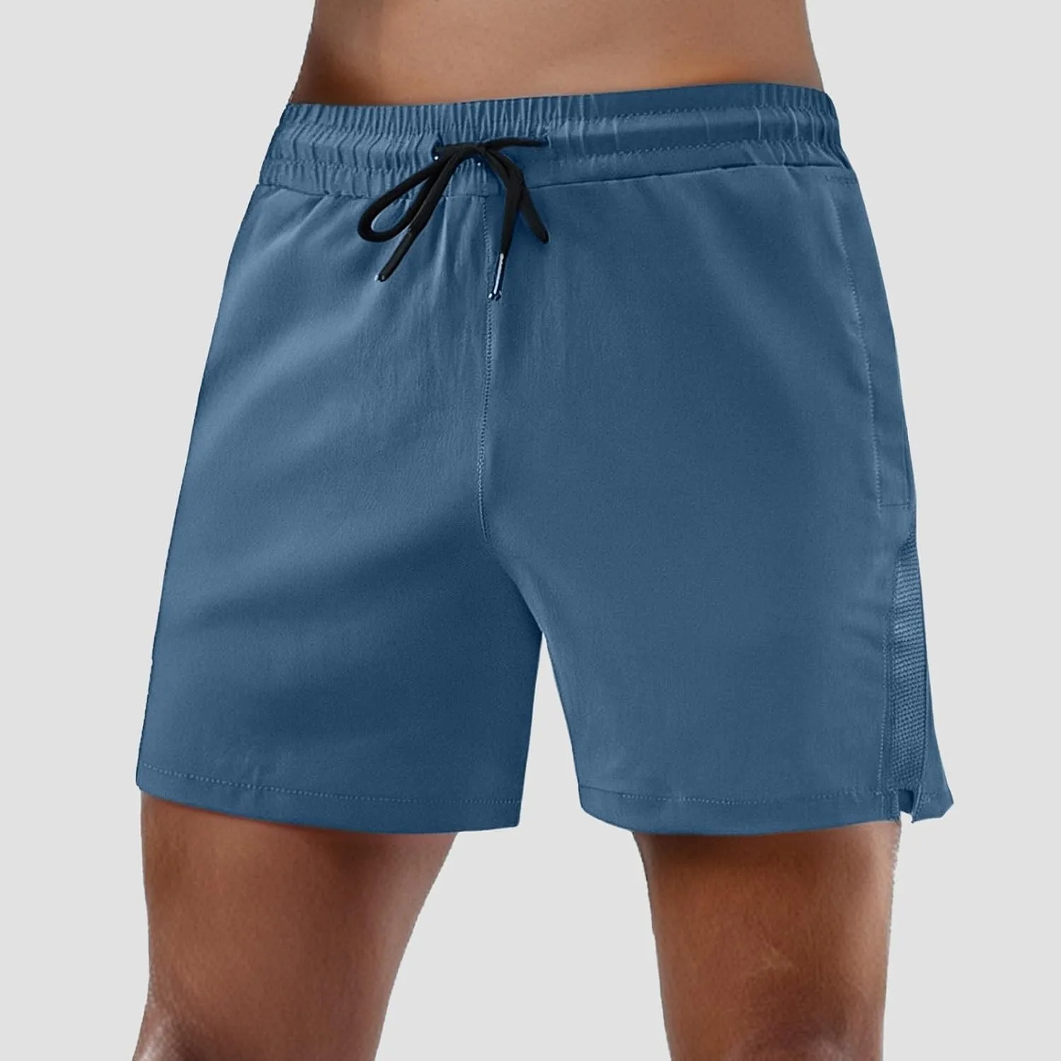 Men's Athletic Gym Shorts Running Workout Stretchy Breathable Quick Dry Shorts