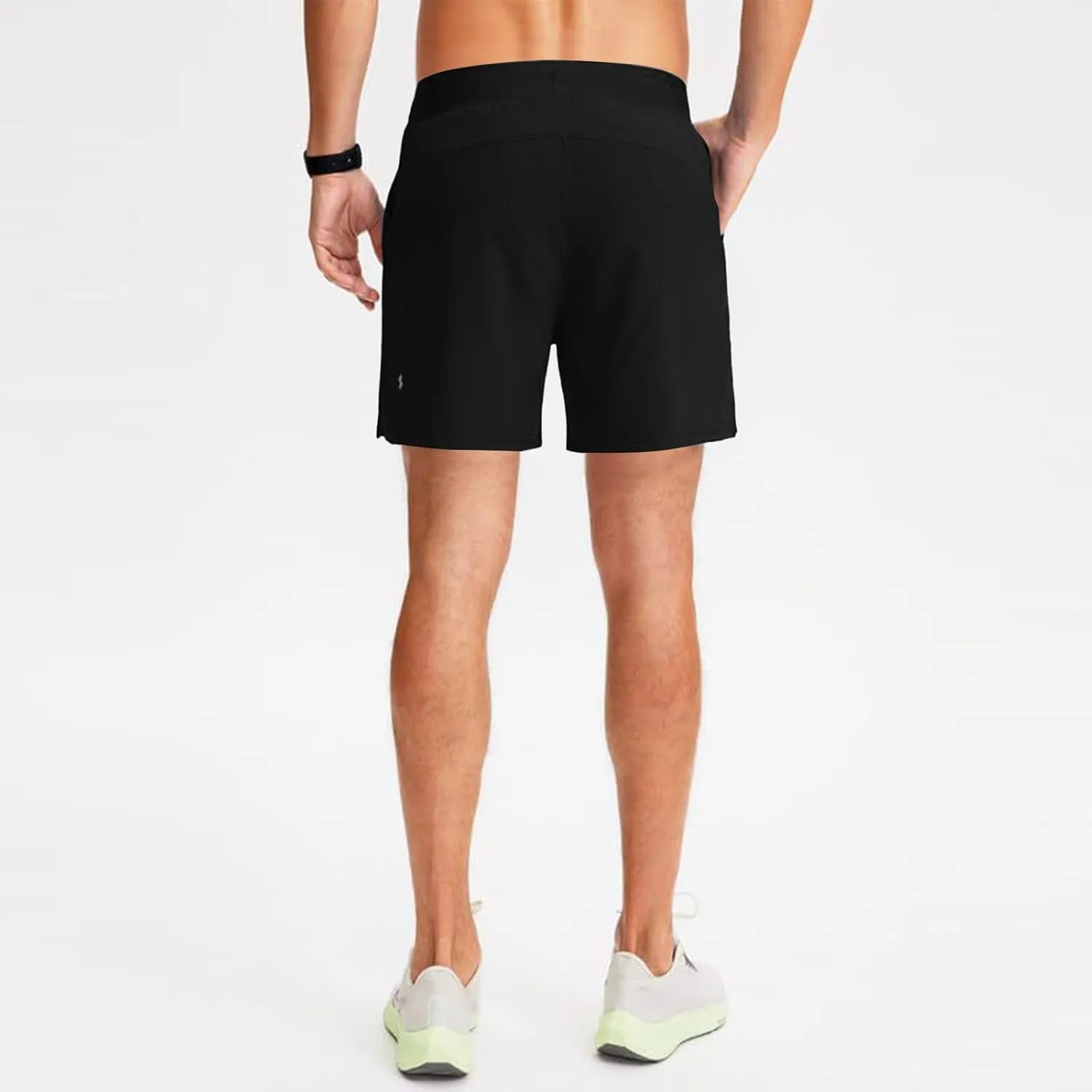 Mens Athletic Running Shorts Classic Stretch Waist Drawstring Quick Dry Work Short Pants Outdoor Gym Workout Shorts