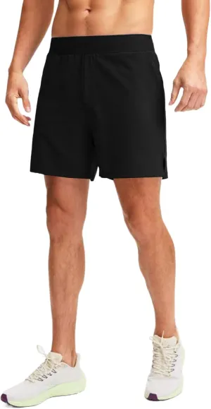Mens Athletic Running Shorts Classic Stretch Waist Drawstring Quick Dry Work Short Pants Outdoor Gym Workout Shorts