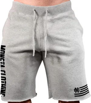 Men's Bodybuilding Workout (MC-Crest-Flag) Gym Sweat Shorts