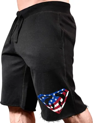 Men's Bodybuilding Workout (MuscleSymbol) Gym Sweat Shorts