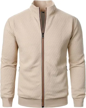 Men's Bomber Jacket Lightweight Casual Stylish Light Flight Jacket Breathable Windbreaker Varsity Jackets