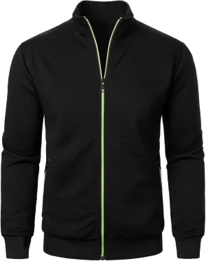 Men's Bomber Jacket Lightweight Casual Stylish Light Flight Jacket Breathable Windbreaker Varsity Jackets