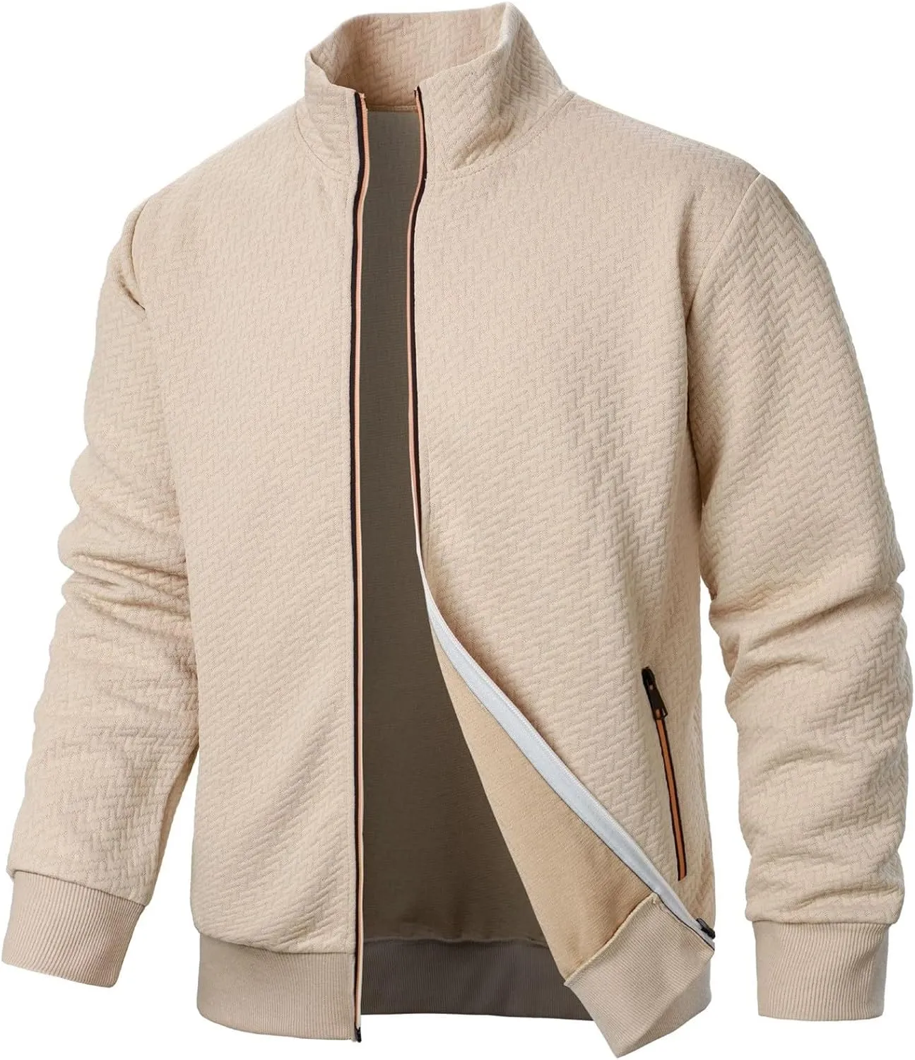 Men's Bomber Jacket Lightweight Casual Stylish Light Flight Jacket Breathable Windbreaker Varsity Jackets